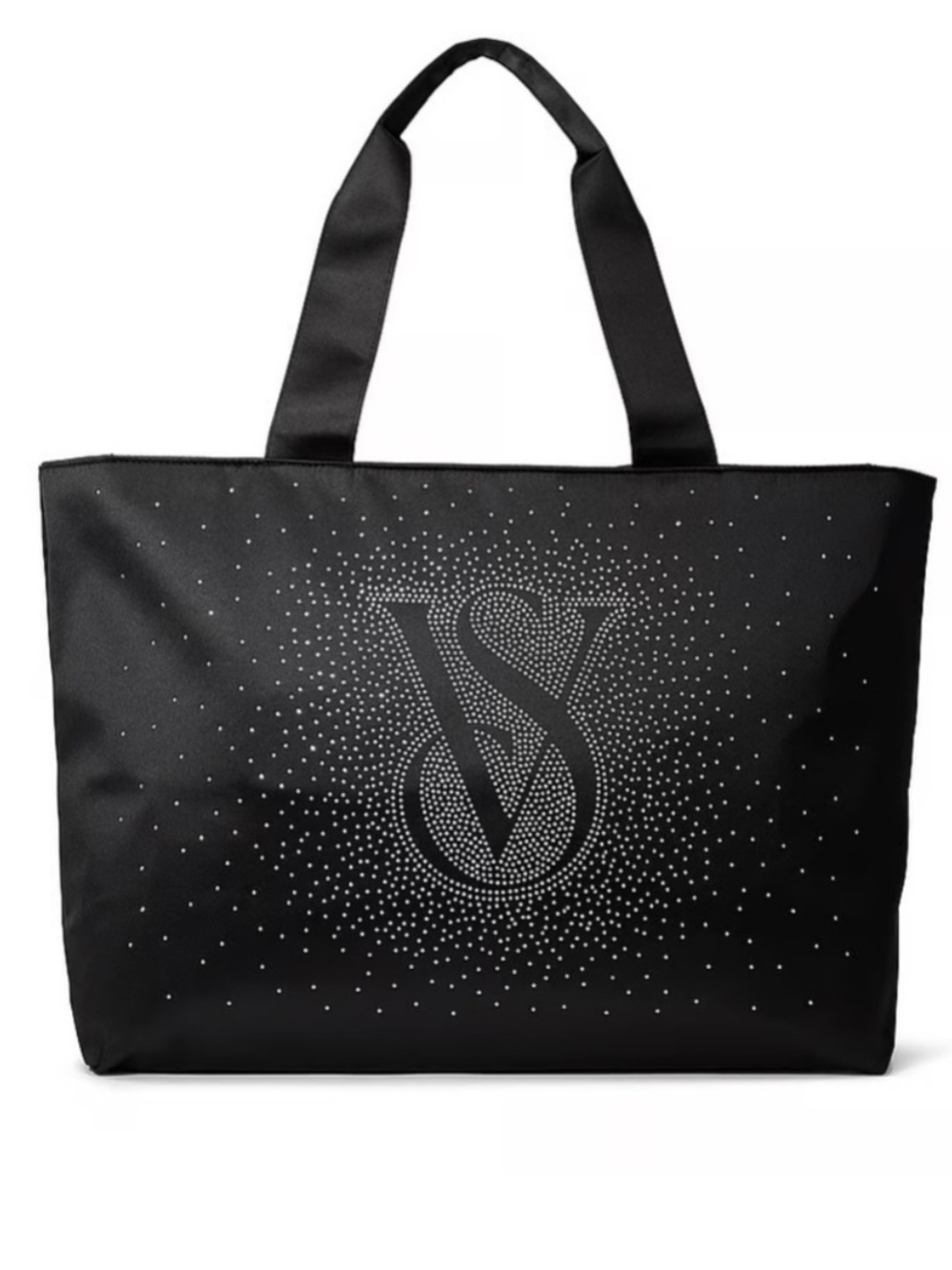 NWT Victoria’s Secret Black Rhinestone 2024 Holiday Tote